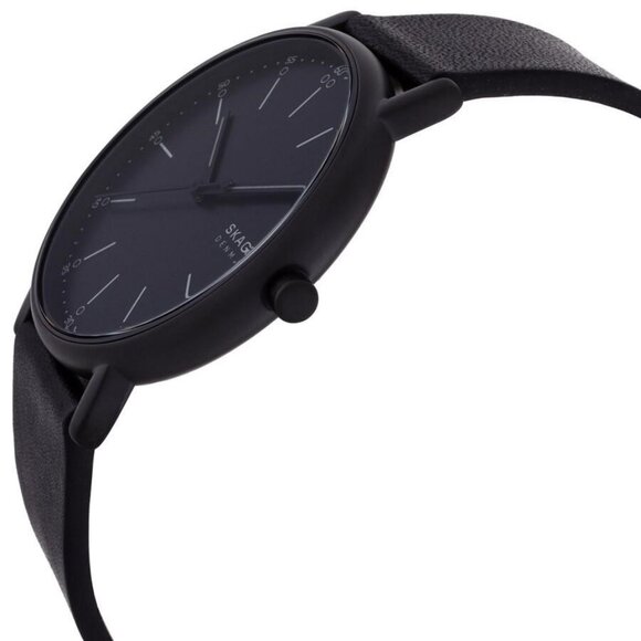 NWT Authentic Skagen Signatur Black Dial Men's Watch - Picture 2 of 3